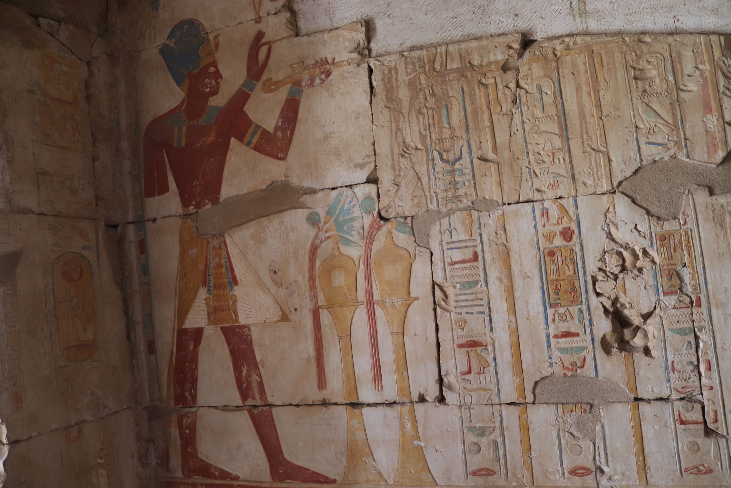Antiguo Egipto - Templo de Ramsés II en Abidos - Egiptología